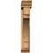 Ekena Millwork Merced Traditional Rough Sawn Bracket w/ Offset Brace, Western Red Cedar, 6"W x 34"D x 34"H BKT0604X34X34MRC01RWR - alternate 4